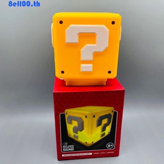 Darnellya โคมไฟตั้งโต๊ะ ไฟกลางคืน LED ลาย Mario Bros Question Mark ขนาด 10 ซม. ชาร์จ USB สําหรับห้องนอน