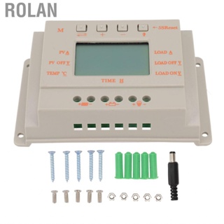 Rolan MPPT Solar Charge Controller  Dual Period Control Mode 12V 24V 20A Convenient USB 5V Output Panel Regulator for Factory