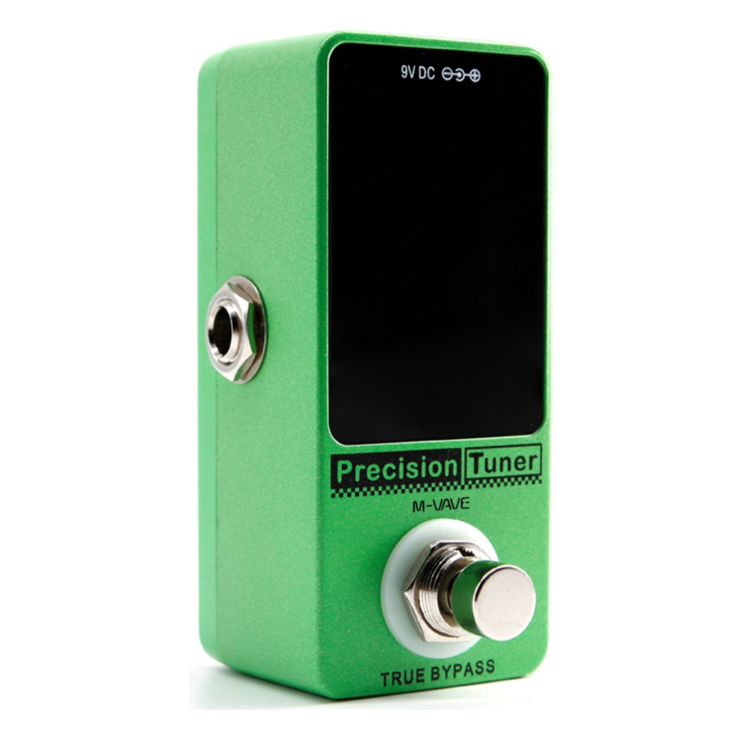 M-VAVE Precision Tuner Pedal กีตาร์ดิจิตอลเหยียบจอแสดงผล LED True Bypass สําหรับ Chromatic Bass Cuva