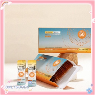 Only Xishi Huarong ครีมกันแดด ให้ความชุ่มชื้น 50 ชิ้น Spf 50+