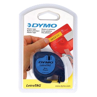 Dymo เทปrพลาสติกพิมพ์อักษร 12มม.x4ม.สีน้ำเงิน   ลีตร้าแทค