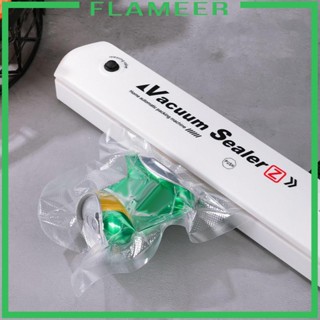 [Flameer] เครื่องซีลถุงสูญญากาศอัตโนมัติ อเนกประสงค์ สําหรับซีลถุงขนม อาหารทะเล ขนมปัง ผลไม้