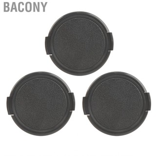 Bacony 3 PCS Snap On Front Lens Cover For 58MM  Protective CRY