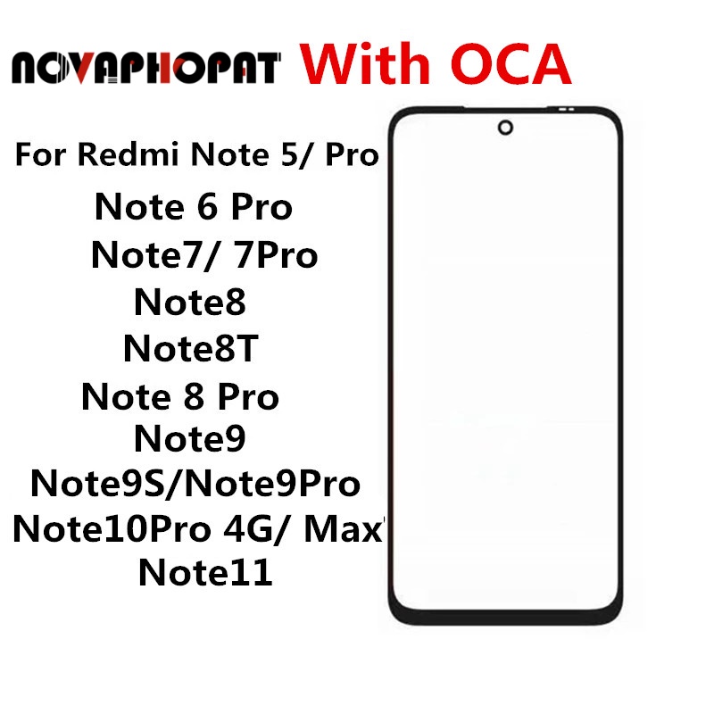 อะไหล่หน้าจอสัมผัส LCD อะไหล่ซ่อมแซม สําหรับ Xiaomi Redmi Note 5 6 7 8 9 10 Pro Max 11