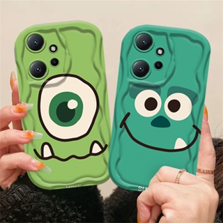 เคสโทรศัพท์มือถือ TPU นิ่ม ลายมอนสเตอร์ตาโต 3D สําหรับ Infinix Hot 30i Note 12 G96 Hot 12 Play 11 Play 9 Play 10 Play Note 30 Smart 5 Smart 6 Smart 7 Hot 20S HOSTR