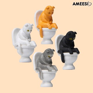 Ameesi โมเดลห้องน้ําแมวจําลอง ขนาดเล็ก ของเล่นสําหรับเด็ก