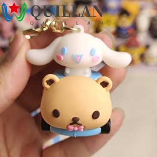 Quillan พวงกุญแจรถยนต์ PVC ลายการ์ตูนอนิเมะ My Melody Cinnamoroll Kuromi Y2K