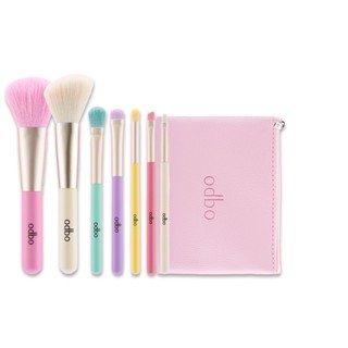 ODBO PERFECT BRUSH BEAUTY TOOLS #OD8-193 : โอดีบีโอ ชุดแปรงแต่งหน้า + กระเป๋า  x 1 ชิ้น        OFS