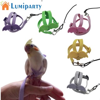 Lumiparty เชือกจูงนกแก้ว เบาพิเศษ ปรับได้ พร้อมที่จับ สะดวกสบาย