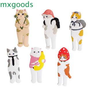 Mxgoods สติกเกอร์แม่เหล็กติดตู้เย็น ลายการ์ตูนสัตว์ แมว