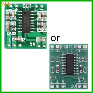 บอร์ดขยายเสียงดิจิทัล 2X3W 2 ช่อง Type D Class 2 5-5V อินพุต PAM8403