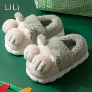 LiLi  องเท้าแตะหญิง รองเท้าแตะ ลำลองสำหรับผู้หญิง พื้นรองเท้าหนามาก 36Z230907