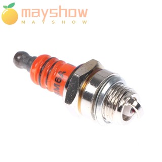 Mayshow หัวเทียน BM6A ทนทาน 2 จังหวะ สําหรับเครื่องตัดหญ้า