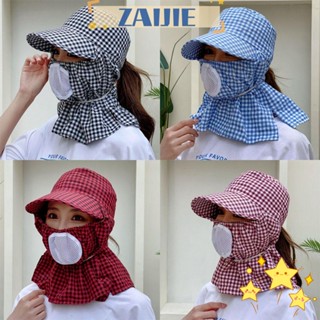 Zaijie24 หมวกกันแดด ป้องกันรังสียูวี สําหรับกลางแจ้ง