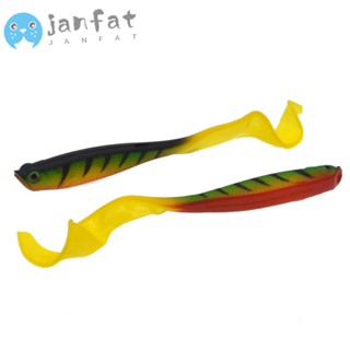 Janfat เหยื่อตกปลาปลอม ซิลิโคนนิ่ม สําหรับตกปลา