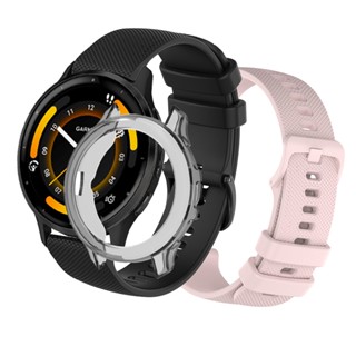 Garmin Venu 3 สายสมาร์ทวอทช์ สายซิลิโคน สําหรับ Garmin Venu3 สมาร์ทวอทช์ ป้องกันหน้าจอ เคส กรอบกันชน นาฬิกา อุปกรณ์เสริม