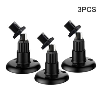 3pcs Camera Bracket Wall Mounted Adjustable 360 Degree Rotation Black Outdoor Indoor Sturdy Home Security For Blink XT2