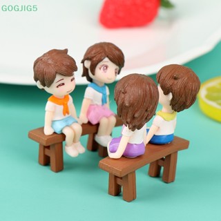 [GOGJIG5] ตุ๊กตาฟิกเกอร์คู่รัก ขนาดเล็ก สําหรับตกแต่งบ้านตุ๊กตา