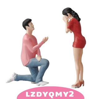 [Lzdyqmy2] โมเดลฟิกเกอร์เรซิ่น 1/64 พร็อพถ่ายรูป สําหรับตกแต่งสวน