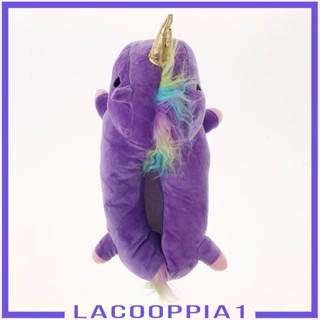 [Lacooppia1] รองเท้าแตะสลิปเปอร์ รูปตุ๊กตายูนิคอร์นน่ารัก เหมาะกับใส่ในบ้าน ฤดูหนาว