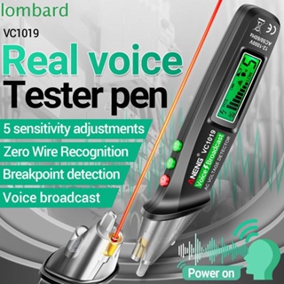 Lombard ปากกาทดสอบแรงดันไฟฟ้า เลเซอร์ สีแดง แบบพกพา 12-1000V VC1019