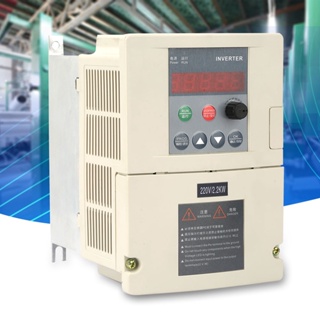 ZhongXiong 220V 2.2KW อินพุตเฟสเดียวและตัวแปลงความถี่อินเวอร์เตอร์เอาต์พุตสามเฟส