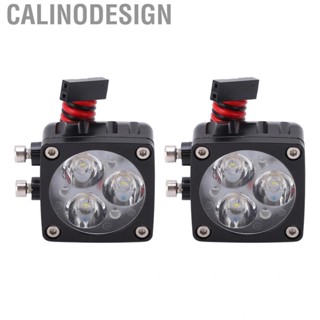 Calinodesign 2Pcs RC Model Car Lights Universal  Vehicle Flashing For 1/8