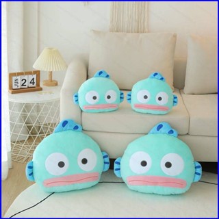 Gp1 Sanrio Hangyodon หมอนตุ๊กตานางเงือก Merman Car หมอนยัดไส้ ของเล่นสําหรับเด็ก ตกแต่งบ้าน โซฟา เบาะ PG1