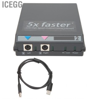 Icegg Digital  Aid Programming Machine Fully Compatible USB Professional Box for Siemens Black  Cares