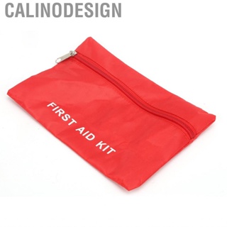Calinodesign Car First Aid Kit  Polyester Portable  Bag for Outings Camping