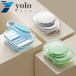 Yolo 2 In 1 เครื่องตัดแบ่งยา ยา อเนกประสงค์ แบบพกพา ความจุขนาดใหญ่