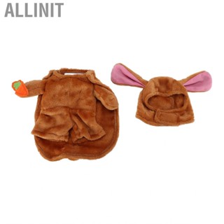 Allinit Dog Hoodie Costume Cute Funny Autumn Winter Warm Pet Clothes For S/M