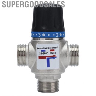 Supergoodsales 3 Way Mixing Valve  Small Volume Automatically Cut Off Thermostatic for Washroom Shower Room