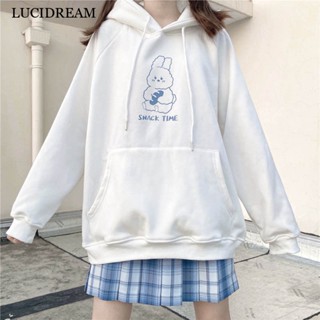 LUCIDREAM เสื้อกันหนาว เสื้อฮู้ด chic Korean comfortable unique WWY2390AKY37Z230911