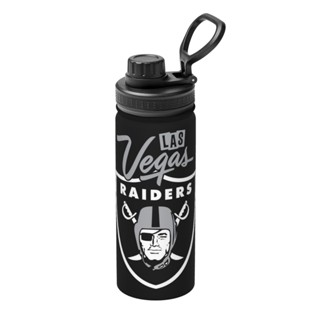 Las Vegas Raiders กาต้มน้ํา สเตนเลส มีฉนวนกันความร้อน กว้าง 18 ออนซ์ สําหรับเล่นกีฬา ฟิตเนส ปีนเขา กลางแจ้ง