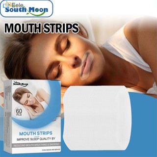 SOUTH MOON Antisnoring Sleep Patch Breathe Better and Sleep Soundly with this Transparent Nose Strip Snoring Prevention Patch Breathe Better Personal Health Care (จัดส่งในวันนี้)