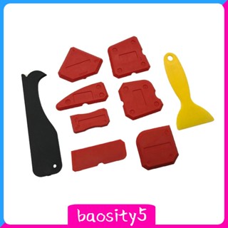 [Baosity5] แผ่นกาวซีล 9 ชิ้น สําหรับอ่างล้างจาน กระจก มุมห้องน้ํา