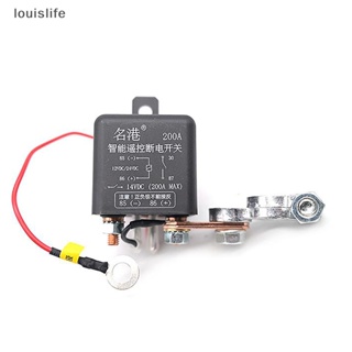 Leth สวิตช์รีเลย์ 12V ตัดการเชื่อมต่อ สวิตช์แยก ป้องกันการโจรกรรม พร้อมรีโมตคอนโทรล Fobs