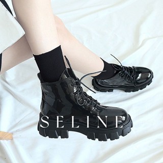 SELINE แฟชั่นรองเท้า บูท รองเท้าบูทยาว ไซส์ใหญ่ รองเท้า boots สง่า ทิพย์ สบาย ทันสมัย B92F08237Z230912