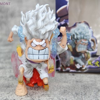 [MONT] ใหม่ โมเดลฟิกเกอร์อนิเมะ One Piece Nika Luffy Gear 5 Sun God Wind Fire Wheel ขนาด 13 ซม. ของเล่น ของสะสม ของขวัญ สําหรับเด็ก