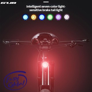 Gub 066 ไฟท้ายจักรยานเสือภูเขา USB IPX4 7 สี