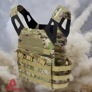 เสื้อกั๊ก JPC น้ําหนักเบา พร้อมเทปเมจิก สําหรับ SAPI Airsoft Plates 10x12 [Woodrow.th]