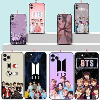 Iphone X XS 5 5s 6 6s Pplus 7 8 7 Plus 8 Plus SE 2016 H3 อะนิเมะ BTS แฟชั่น นิ่ม สีดํา เคสโทรศัพท์