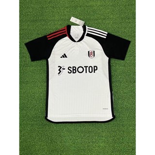 Fan Edition 2324 ใหม่ Fulham เสื้อยืดแขนสั้น ลายฟุตบอล คุณภาพสูง ไซซ์ S-4XL