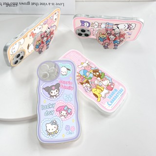 SANRIO เคสโทรศัพท์มือถือ ลายการ์ตูนครอบครัวซานริโอ้ สําหรับ Iphone 15 Plus Pro Max T2