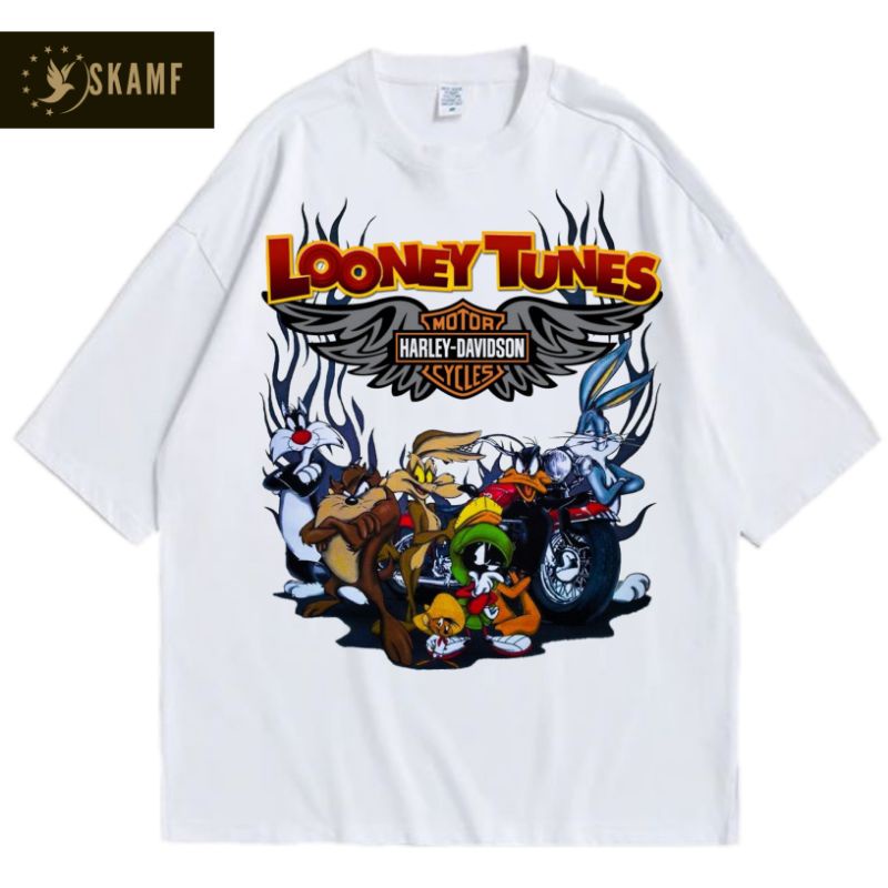 แฟชั่นใหม่ล่าสุด เสื้อยืด พิมพ์ลาย Looney TUNES VINTAGE | เสื้อยืด ลายการ์ตูน WARNER BROS 90's | เสื