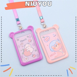 Niuyou กระเป๋าใส่บัตรเครดิต ธนาคาร น่ารัก 1 ชิ้น