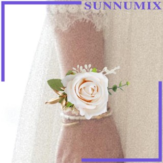 [Sunnimix] ดอกไม้ประดิษฐ์ ดอกกุหลาบ สําหรับเจ้าบ่าว เพื่อนเจ้าสาว ผู้ชาย ผู้หญิง เพื่อนเจ้าสาว ตกแต่งงานหมั้น