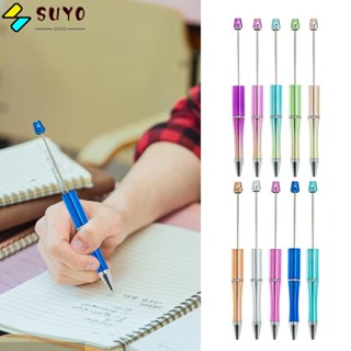 Suyo ปากกาลูกลื่น หมึกเจล พลาสติก สีดํา 5 ชิ้น สําหรับนักเรียน DIY