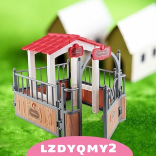 [Lzdyqmy2] ของเล่นรั้วม้า มั่นคง สําหรับตกแต่งรั้วฟาร์ม